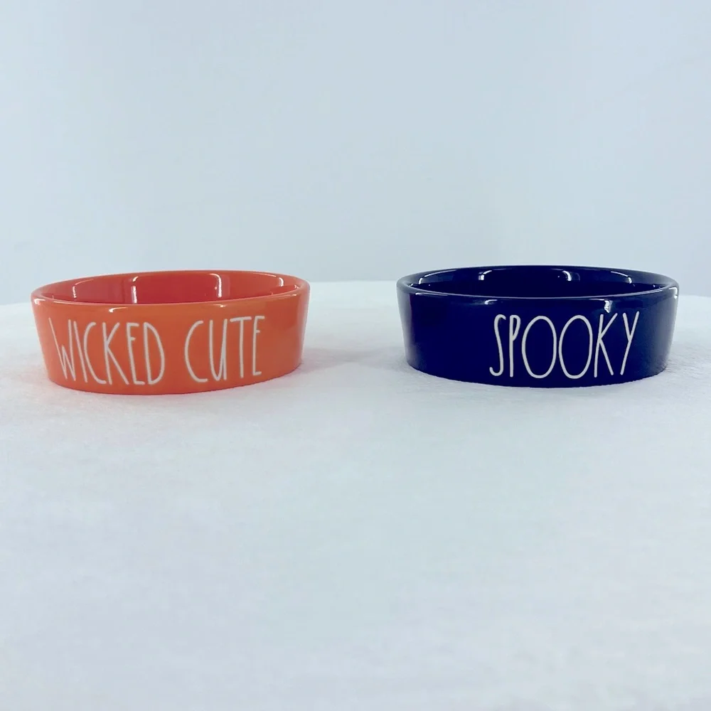 Rae Dunn “Wicked Cute” & “Spooky” Pet Dishes
